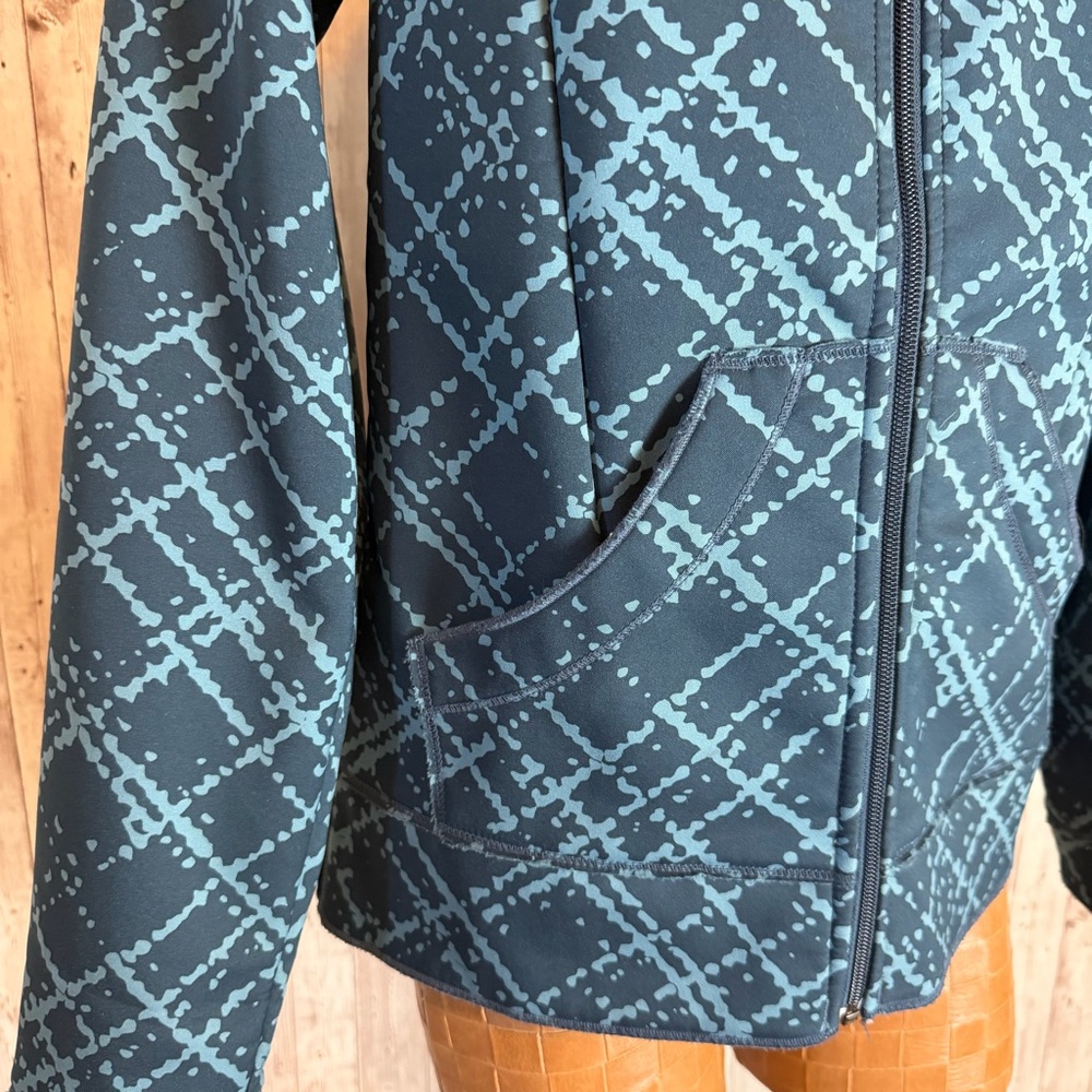 Columbia Blue Sweet Slope Soft Shell Fleece-Lined Jacket - Picture 4 of 6